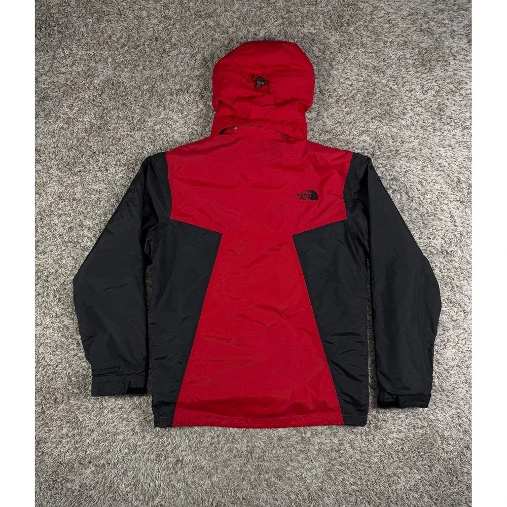 The North Face Color Block 3 in 1 HyVent Black Red Jacket Men's Small